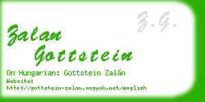 zalan gottstein business card